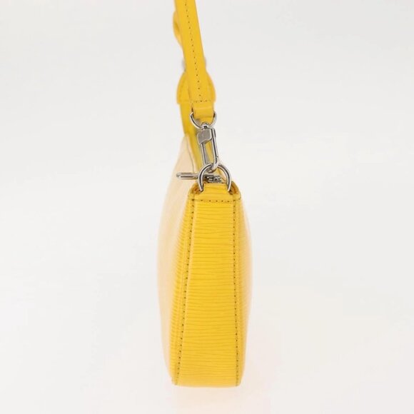 LOUIS VUITTON Epi Pochette Accessoires Accessory Pouch Yellow M52989 Auth 146464 - Picture 7 of 16